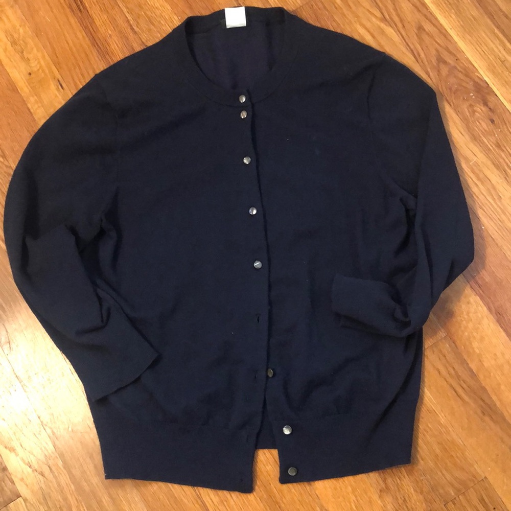 JCrew Navy Cardigan